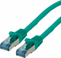 Rolin S/FTP CAT6A Patch kábel 3m - Zöld