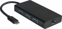 Value 12.99.1109-10 USB Type-A 3.2 Gen1 HUB + RJ45 (3 port)