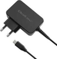 Qoltec 52384 Power Pro USB Type-C GaN Hálózati töltő - Fekete (30W)