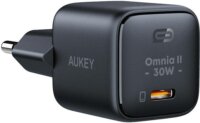 Aukey PA-B1L 1x USB Type-C Hálózati töltő - Fekete (30W)