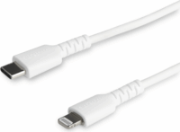 Startech RUSBCLTMM1MW USB Type-C apa - Lightning apa 2.0 Adat és töltő kábel - Fehér (1m)