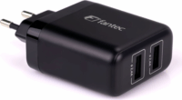 Fantec 2478 2x USB Type-A Hálózati töltő - Fekete (24W)