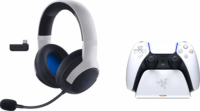 Razer Legendary Duo PlayStation 5 Bundle Wireless Kaira Headset + Quick Charging Töltő - Fehér/Kék