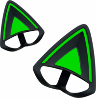 Razer Kitty Ears V2 Headset dekoráció - Fekete/Zöld