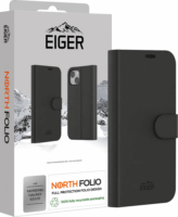 Eiger North Folio Samsung Galaxy S23 FE Flip Tok - Fekete