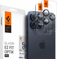 Spigen Glas.tR EZ Fit Optik Pro Apple iPhone 15 Pro / iPhone 15 Pro Max Kameravédő üveg (2db)