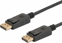 Savio CL-136 Displayport 1.2 - Displayport 1.2 Kábel 2m - Fekete