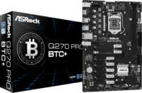 ASRock Q270 Pro BTC+ Alaplap (Bontott)