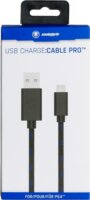 Snakebyte 600787 USB Type-A apa - MÍicroUSB apa Adat és töltő kábel - Fekete/Kék (4m)
