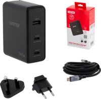 Unitek P1115A 2x USB Type-C / 1x USB Type-A Hálózati töltő - Fekete (140W)