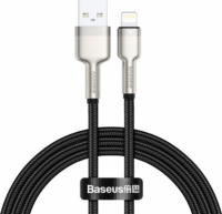 Baseus Cafule USB-A apa - Lightning apa 2.0 Adat és töltő kábel - Fekete (2m)