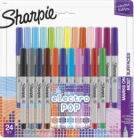 Sharpie Fine Electro Pop 1mm Jelölőmarker készlet - Vegyes színek (24 db / csomag)