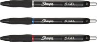 Sharpie S Gel Pen Nyomógombos zseléstoll készlet 3 darabos - 0.7mm / Vegyes