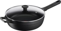 Tefal Trattoria Pro 28cm Pároló serpenyő - Fekete