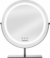 Humanas HS-HM Scarlet LED Asztali Kozmetikai Sminktükör Ø 40 cm - Fekete