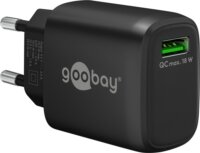 Goobay 61671 USB Type-A Hálózati töltő - Fekete (18W)