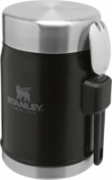 Stanley Classic 0,4L Ételhordó termosz evőeszközzel - Fekete