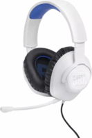 JBL Quantum 100P Vezetékes Gaming Headset - Fehér/Kék