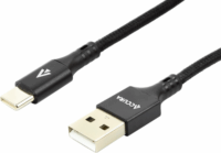 Accura ACC2290 USB-A apa - USB-C apa 2.0 Adat és töltőkábel - Fekete (1m)