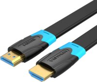 Vention AAKBI HDMI - HDMI 2.0 Lapos kábel 3m - Fekete