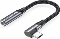 Vention BGLHA USB-C apa - 3.5mm Jack anya Derékszögű adapter
