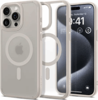 Spigen Ultra Hybrid Apple iPhone 15 Pro Magsafe Tok - Átlátszó/Fehér