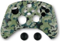 Spartan Gear 072246 Xbox Series S|X Szilikon controller védőburkolat + Thumbgrips - Zöld Terepmintás