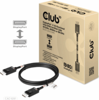 Club3D CAC-1091 DisplayPort 2.1 - DisplayPort 2.1 Kábel 1.2m - Fekete