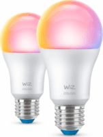 WiZ LED Wifi izzó 8.5W 806 lm 2200-6500 RGB A60 - Színes (2db)