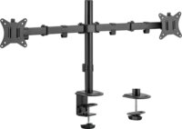 Maclean MC-754N 17"-32" LCD TV/Monitor asztali tartó - Fekete (2 kijelző)