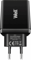 Well PSUP-USB-WQ11802BK-WL USB Type-A Hálózati töltő - Fekete (18W)