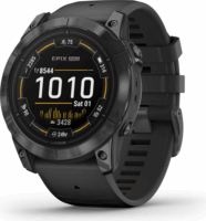 Garmin epix Pro (Gen 2) Standard Edition (51mm) Okosóra - Palaszürke (Fekete Szilikon szíjjal)