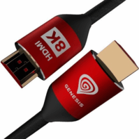 Genius NKA-1993 HDMI 2.1 - HDMI 2.1 Kábel 3m - Fekete/Piros