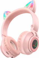 Borofone BO18 Cicafüles Wireless fejhallgató - Rózsaszín