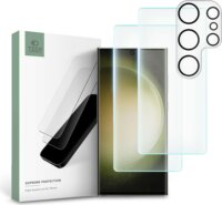 Samsung Galaxy S23 Ultra edzett üveg képernyővédő fólia és hátsó kameravédő borító szett
