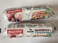 Mazzini 105050 Hűtő- és uzsonnástasak 32x25cm 100db