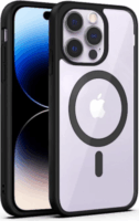 Fusion MagSafe Apple iPhone 15 Pro Tok - Átlátszó/Fekete