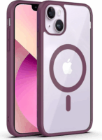Fusion MagSafe Apple iPhone 15 Pro Tok - Átlátszó/Bordó