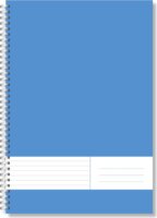 Pátria Design 70 lapos A4 vonalas spirálfüzet - Kék