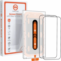 Mobile Origin Orange Screen Guard Apple iPhone 15 Edzett üveg kijelzővédő (2db)