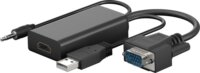 Goobay 61259 VGA apa - HDMI anya Adapter