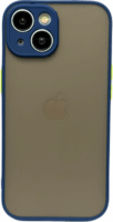 Cellect Apple iPhone 15 Műanyag Tok - Kék/Zöld