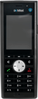 Mitel DECT 722dt Mobiltelefon - Fekete