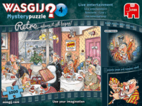 Jumbo Wasgij Retro Mystery 4 Élő szórakoztatás - 1000 darabos puzzle