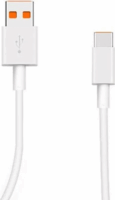 Xiaomi Turbo Charge 5A USB-A apa - USB-C apa 2.0 Adat és töltőkábel - Fehér (1m)