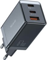 Mcdodo 2x USB-C / USB-A Hálózati töltő - Fekete (67W)