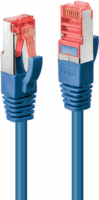 Lindy 47717 S/FTP CAT6 Patch kábel 1m - Kék