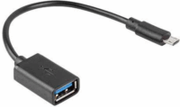 Lanberg AD-OTG-UM-01 micro USB apa - USB-A anya Adapter