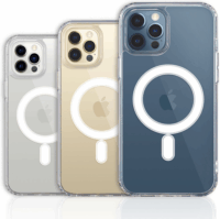 Fusion MagSafe Apple iPhone 15 Pro Szilikon tok - Átlátszó