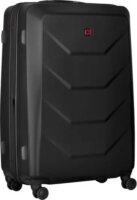 Wenger Prymo Large Keményfedeles négykerekű bőrönd - Fekete